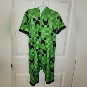 Mojang Minecraft Creeper boys hooded Jumper